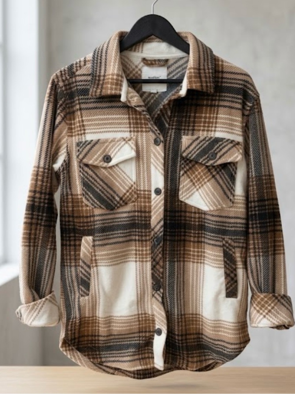 Thread & Supply Brown overshirt